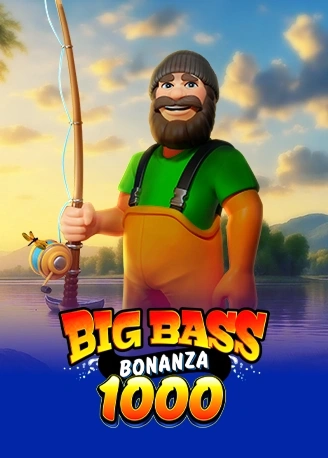 Big Bass Bonanza 1000 fisherman with rod